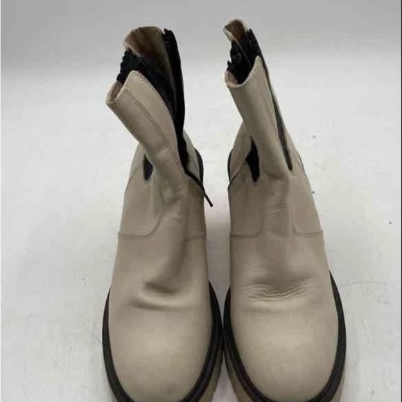 Free People Chelsea Cream & Black Platform Chelsea Boots – Women’s 8.5| EU 39 - Picture 10 of 10
